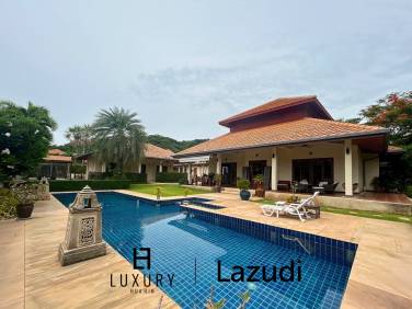 White Lotus 2: 5 Bedroom, Balinese Style, Luxury Pool Villa close to Hua Hin Town