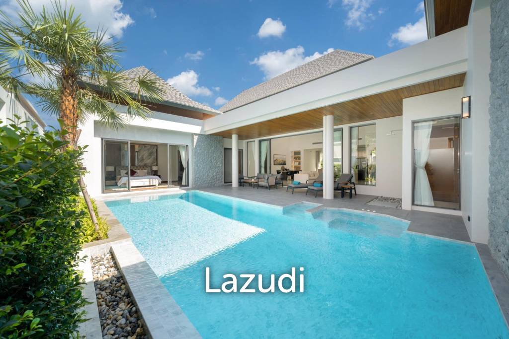 4-Bedrooms Modern Luxury Pool Villa in Bangtao For Rent