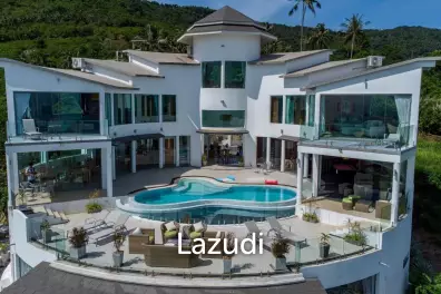 Incredible 7-Bedroom Mansion with Sea and Sunset View