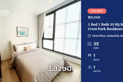 1 Bed 1 Bath 35 SQ.M The Crest Park Residences