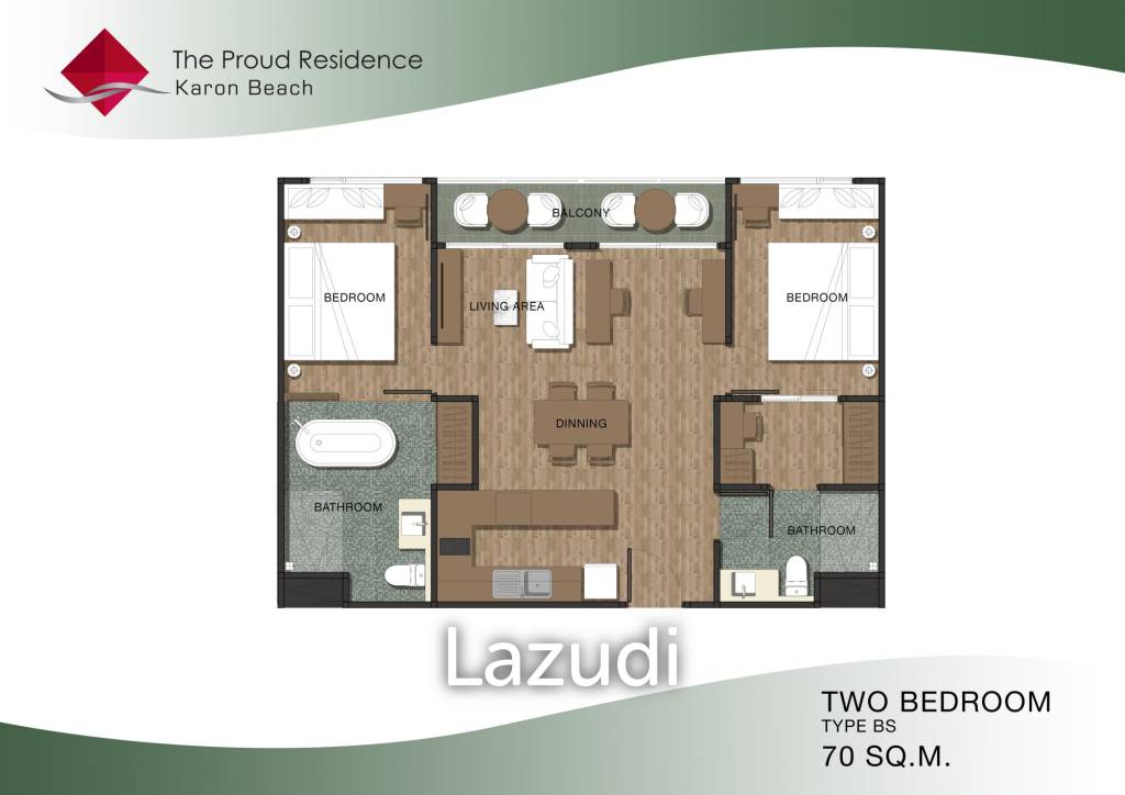 70Sqm 2 Bedroom or 2 x 35Sqm 1 bedroom Sea View Units