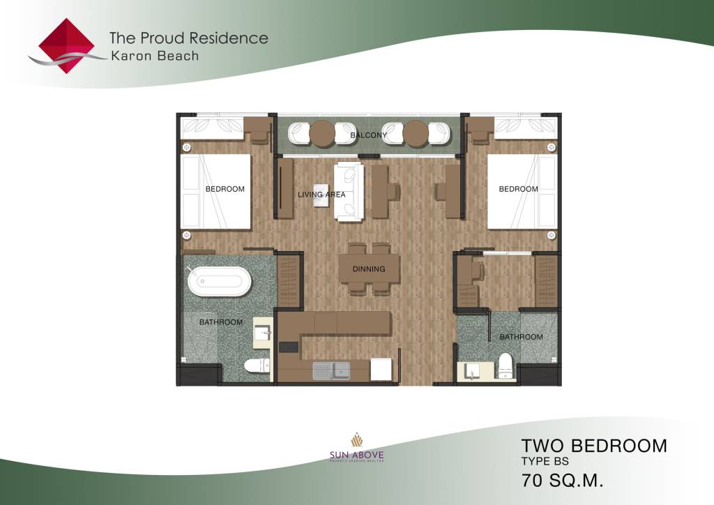 70Sqm 2 Bedroom or 2 x 35Sqm 1 bedroom Sea View Units