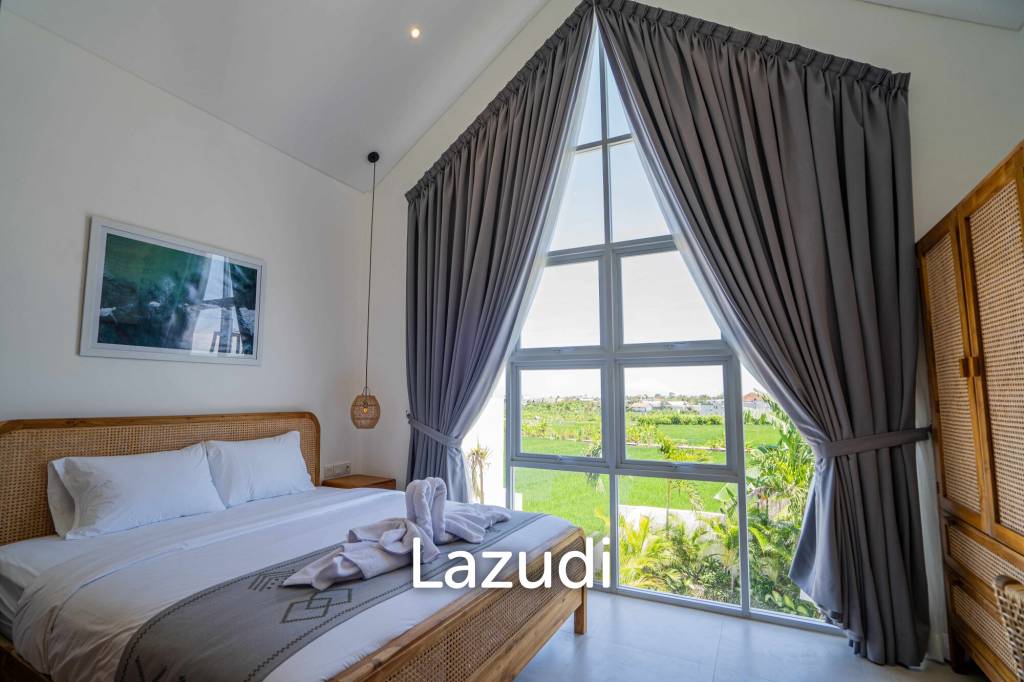 MODERN TWO-BEDROOM VILLA WITH STUNNING RICE FIELD VIEWS