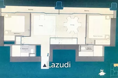 2 Bedrooms 2 Bathrooms 80 SQ.M Nimit Langsuan