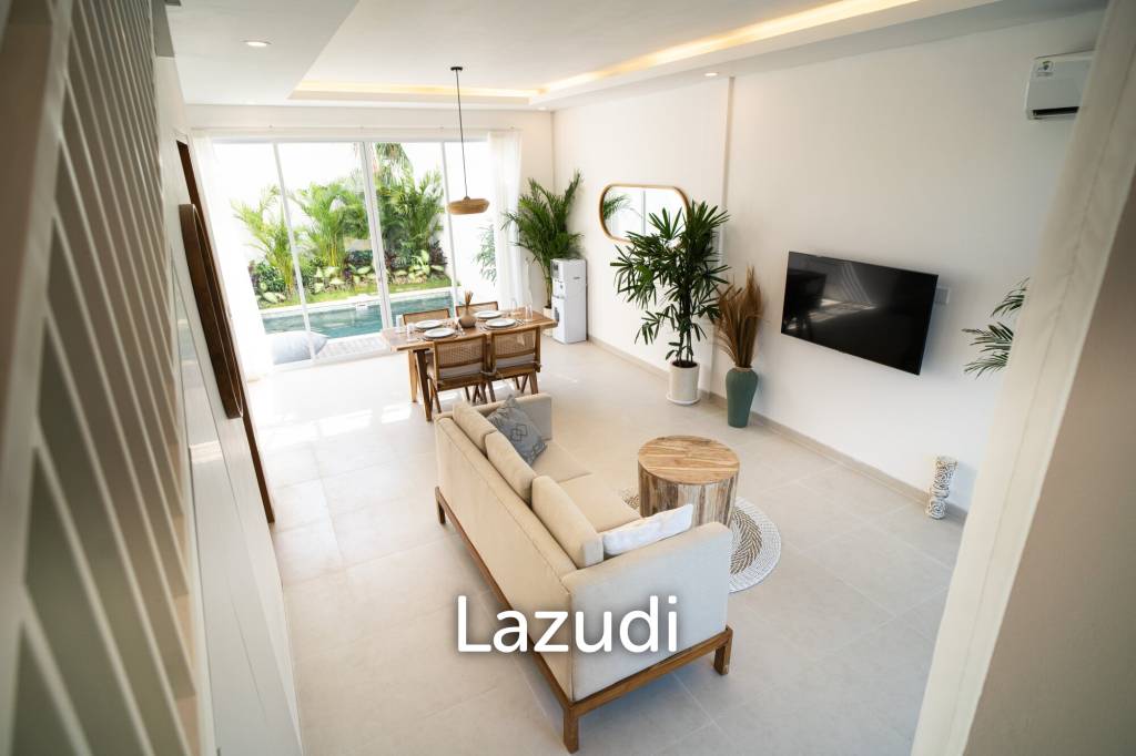 MODERN TWO-BEDROOM VILLA WITH PRIVATE POOL IN PERERENAN