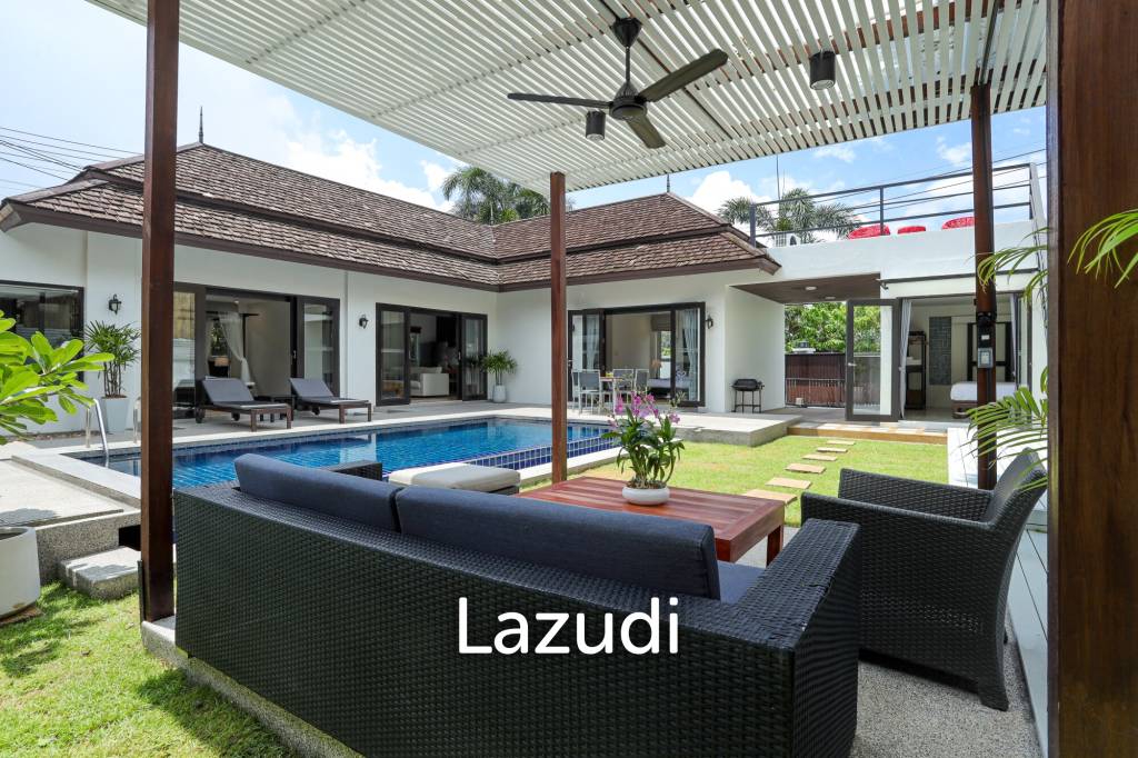 Fully Furnished 3-Bedroom Villa for Rent with Private Pool in Bang Jo, Thalang