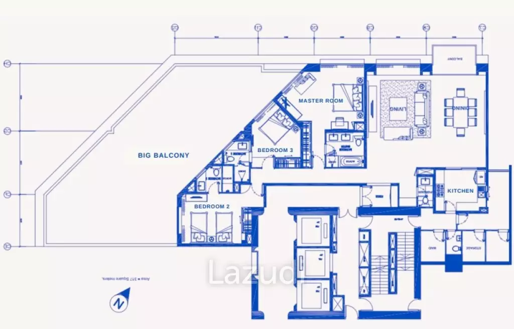 3 Bed 3 Bath 317 SQ.M All Season Mansion