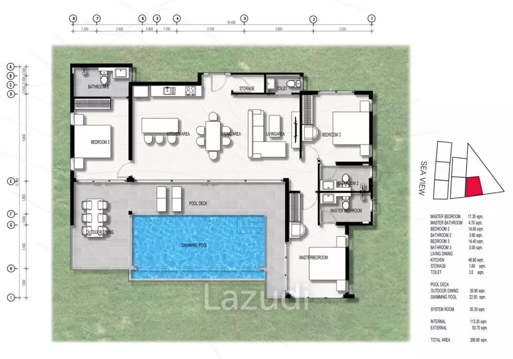 3 Bed Villa at Samui Sway