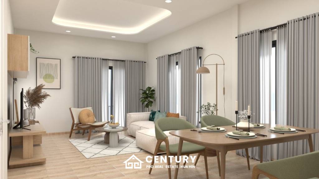 3 bed 2 Bath 107 SQ.M The 9 Khao Tao Phase 2