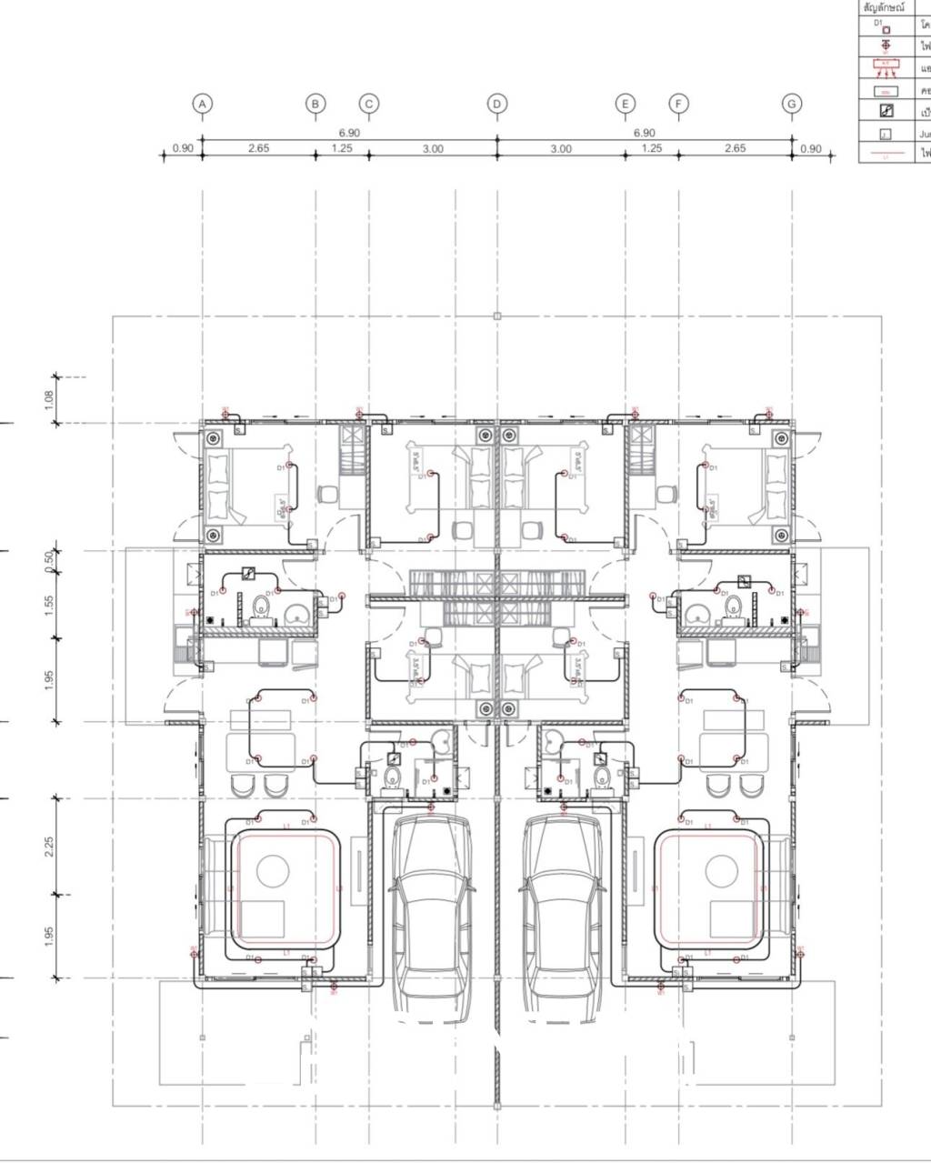 3 bed 2 bath 107 SQ.M The 9 Khao Tao Phase 2
