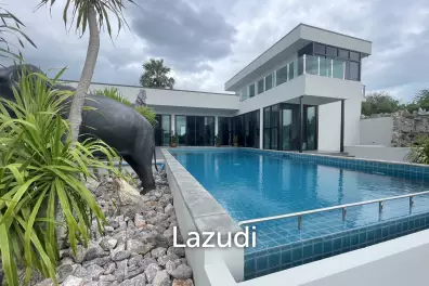 Cha Am: Pool villa with 4 bedrooms and 4 bathrooms and impressive views of the mountains
