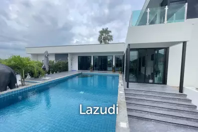 Cha Am: Pool villa with 4 bedrooms and 4 bathrooms and impressive views of the mountains
