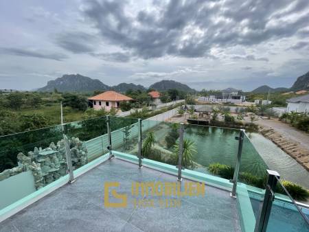 Cha Am: Pool Villa avec 4 chambres et 4 salles de bains et une vue impressionnante sur les montagnes