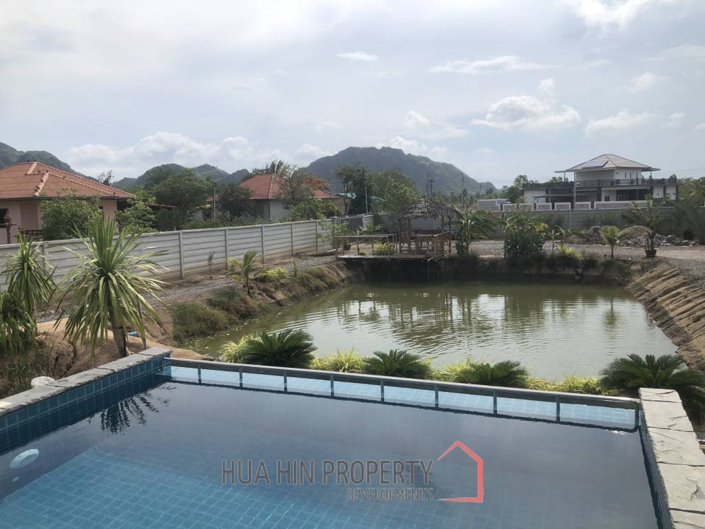 Cha Am: Pool villa with 4 bedrooms and 4 bathrooms and impressive views of the mountains