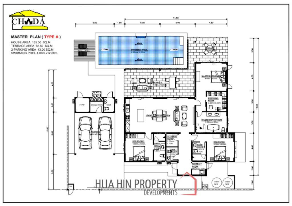 3 Bed 4 Bath 318.50 SQ.M Chada Homes