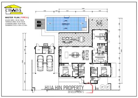 3 Bed 4 Bath 318.50 SQ.M Chada Homes