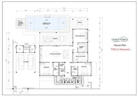 314 sqm modern pool villa in Thap Tai Hua Hin , ( Off-Plan )