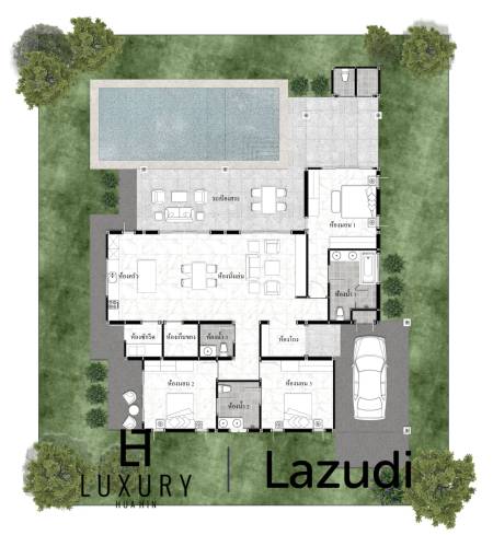 3 Bed 3 Bath 251.87 SQ.M Chada Homes