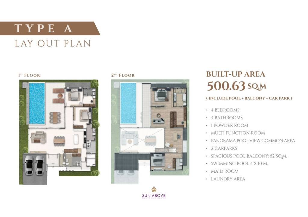 4 Bed 4 Bath 500.63 SQ.M Salila Sol