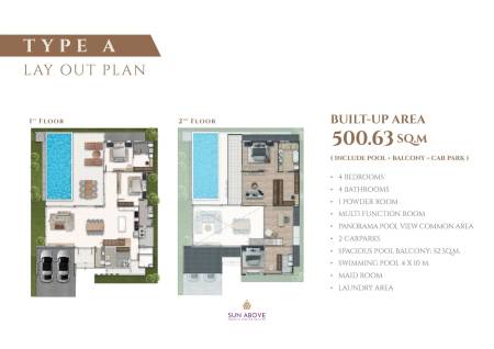 4 Bed 4 Bath 500.63 SQ.M Salila Sol