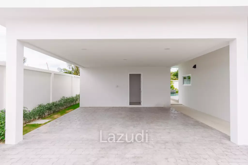 314 sqm pool villa in Thap Tai Hua Hin | Chada Homes new build on 752 sqm land