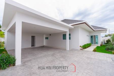 314 sqm pool villa in Thap Tai Hua Hin | Chada Homes new build on 752 sqm land