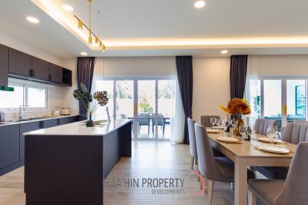 314 sqm pool villa in Thap Tai Hua Hin | Chada Homes new build on 752 sqm land