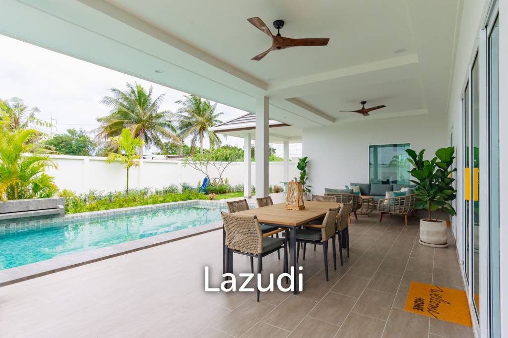314 sqm pool villa in Thap Tai Hua Hin | Chada Homes new build on 752 sqm land