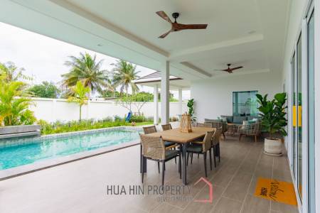 314 sqm pool villa in Thap Tai Hua Hin | Chada Homes new build on 752 sqm land