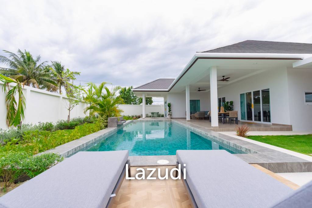 314 sqm pool villa in Thap Tai Hua Hin | Chada Homes new build on 752 sqm land