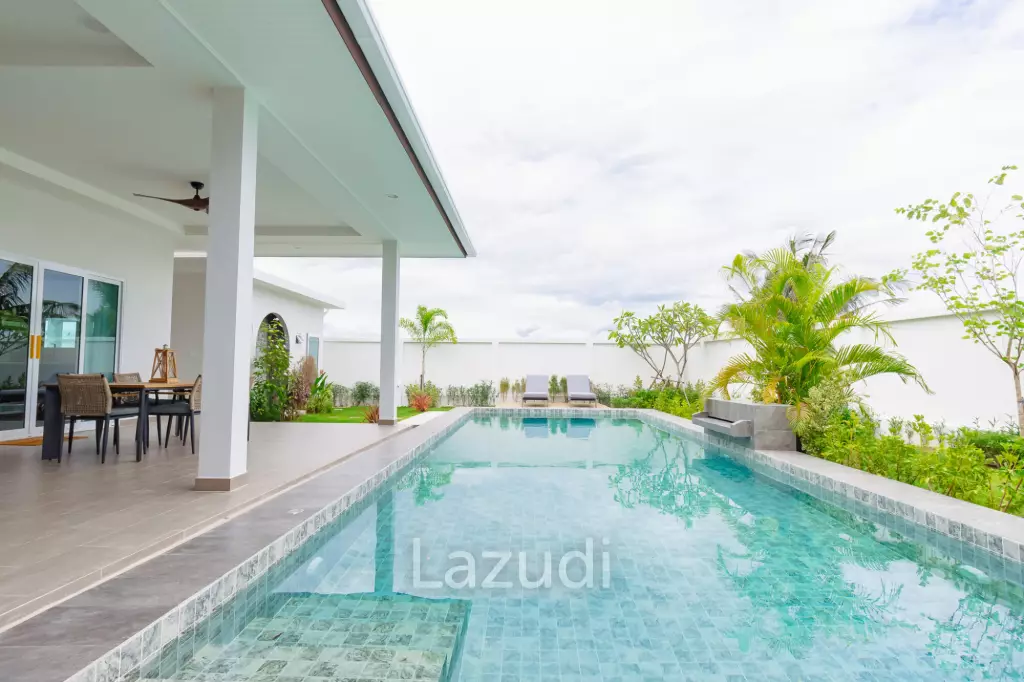 314 sqm pool villa in Thap Tai Hua Hin | Chada Homes new build on 752 sqm land