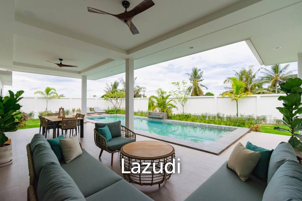 314 sqm pool villa in Thap Tai Hua Hin | Chada Homes new build on 752 sqm land