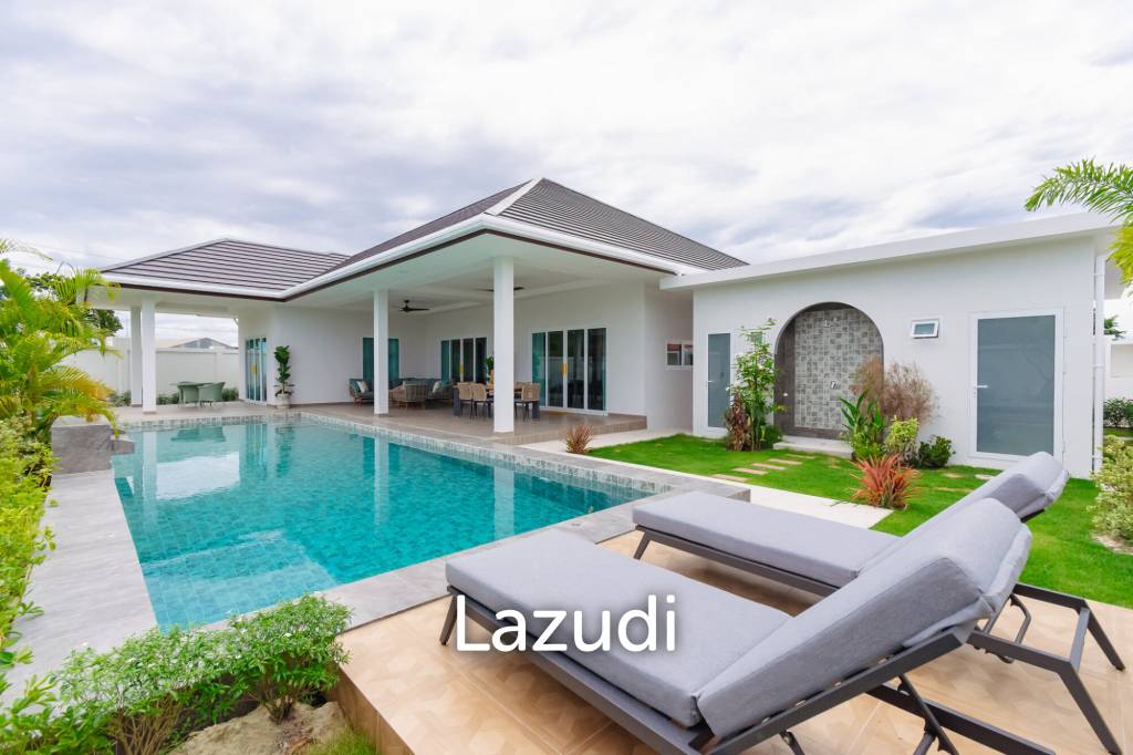 314 sqm pool villa in Thap Tai Hua Hin | Chada Homes new build on 752 sqm land