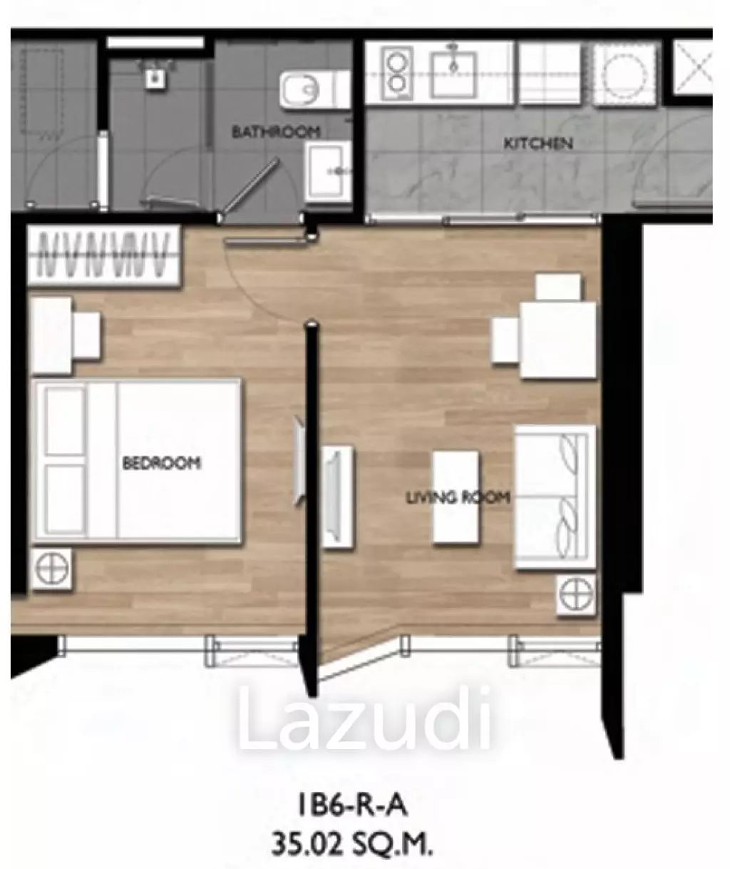 1 Bed 35.04 SQ.M Wish Signature II Midtown Siam