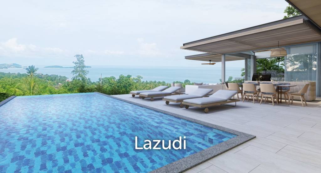 5 Bedroom-Luxury Seaview Villa in Chaweng Noi Ko Samui for Sale
