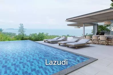 5 Bedroom-Luxury Seaview Villa in Chaweng Noi Ko Samui for Sale