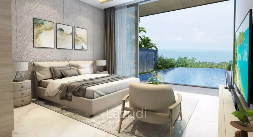 5 Bedroom-Luxury Seaview Villa in Chaweng Noi Ko Samui for Sale
