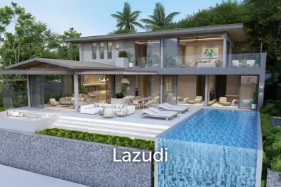 5 Bedroom-Luxury Seaview Villa in Chaweng Noi Ko Samui for Sale