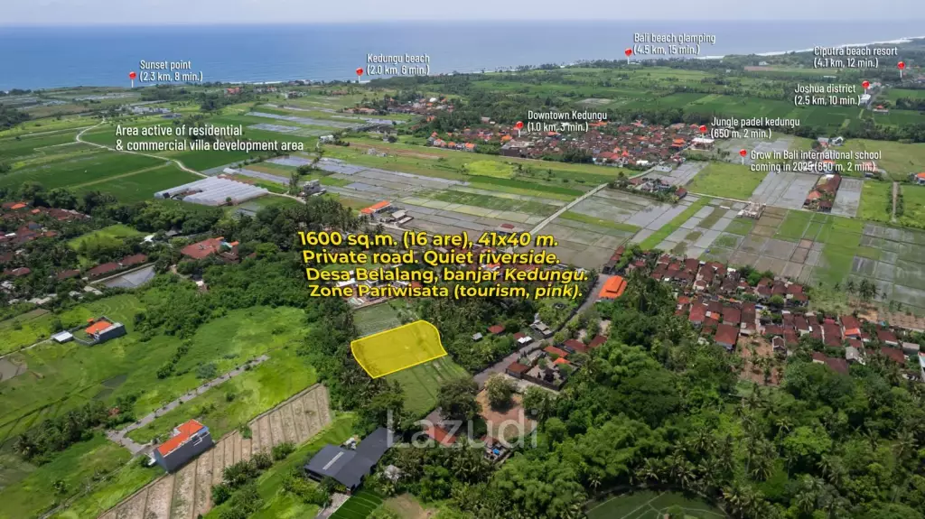Leasehold Riverside Paradise in Kedungu