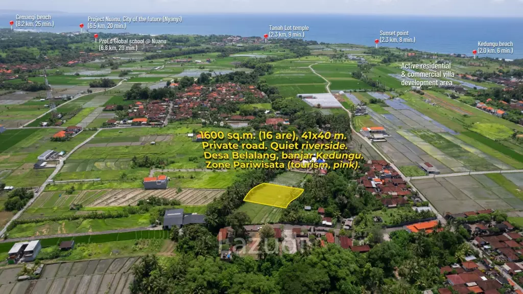 Leasehold Riverside Paradise in Kedungu