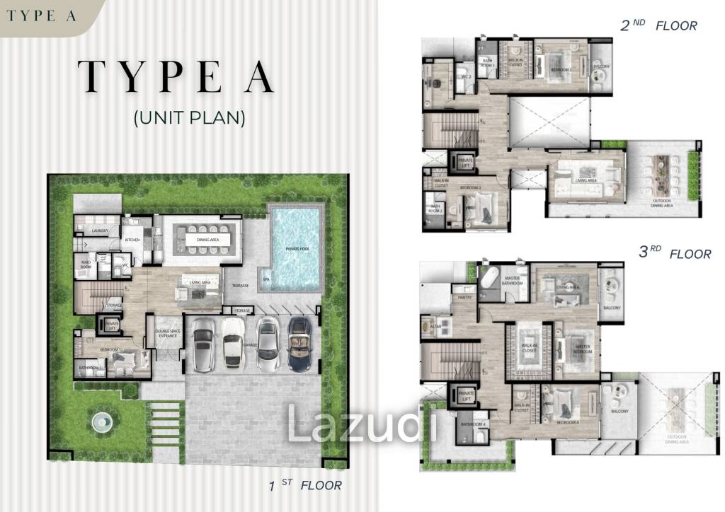 5 Bed 7 Bath 614 SQ.M. Harmony Hills Villas