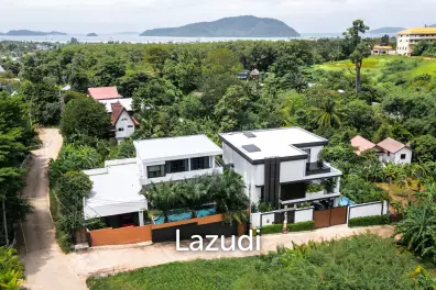 Luxurious Five-Bedroom Villa in Rawai: Modern Elegance with High-Tech Amenities and Privacy