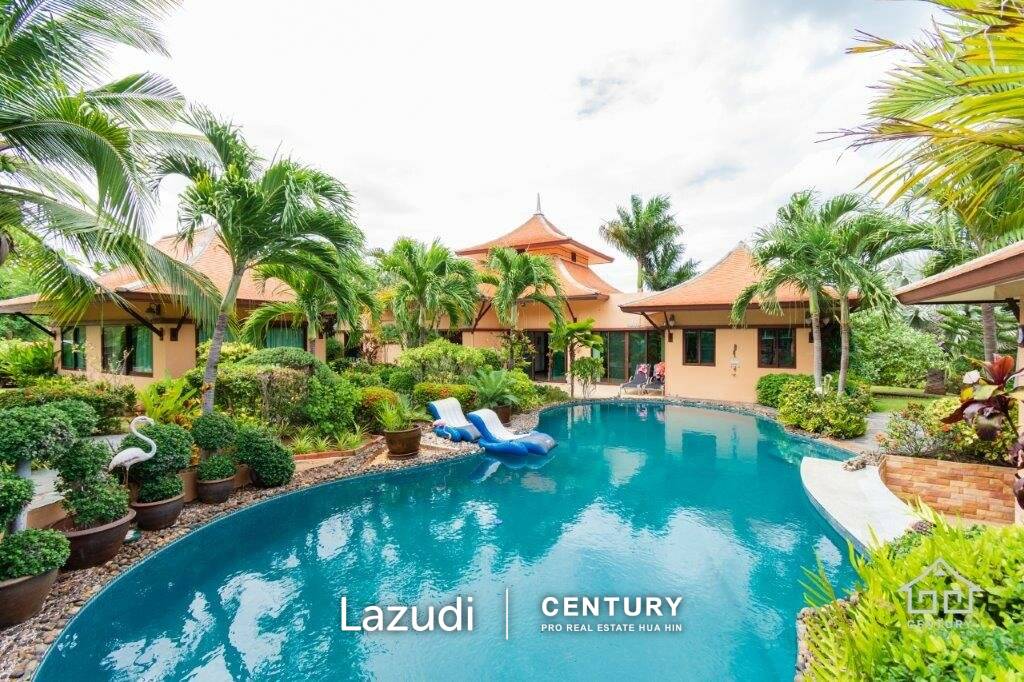 LEELAWADEE : Beautiful design 4 bed pool villa near the beach