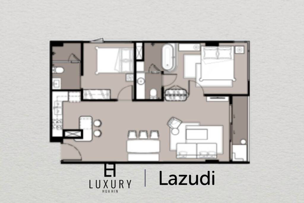 2 Bed 78 SQM  Intercontinental Residences