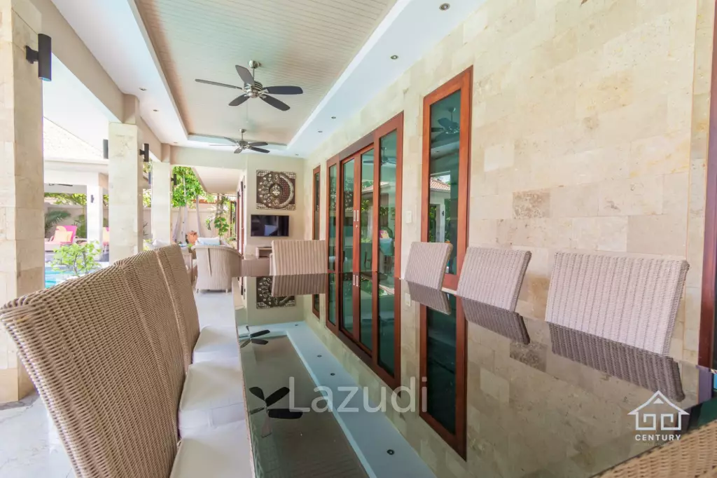 HANA VILLAGE 1 : Beautiful 3 bed Bali style pool villa on Luxury Development close to the beach