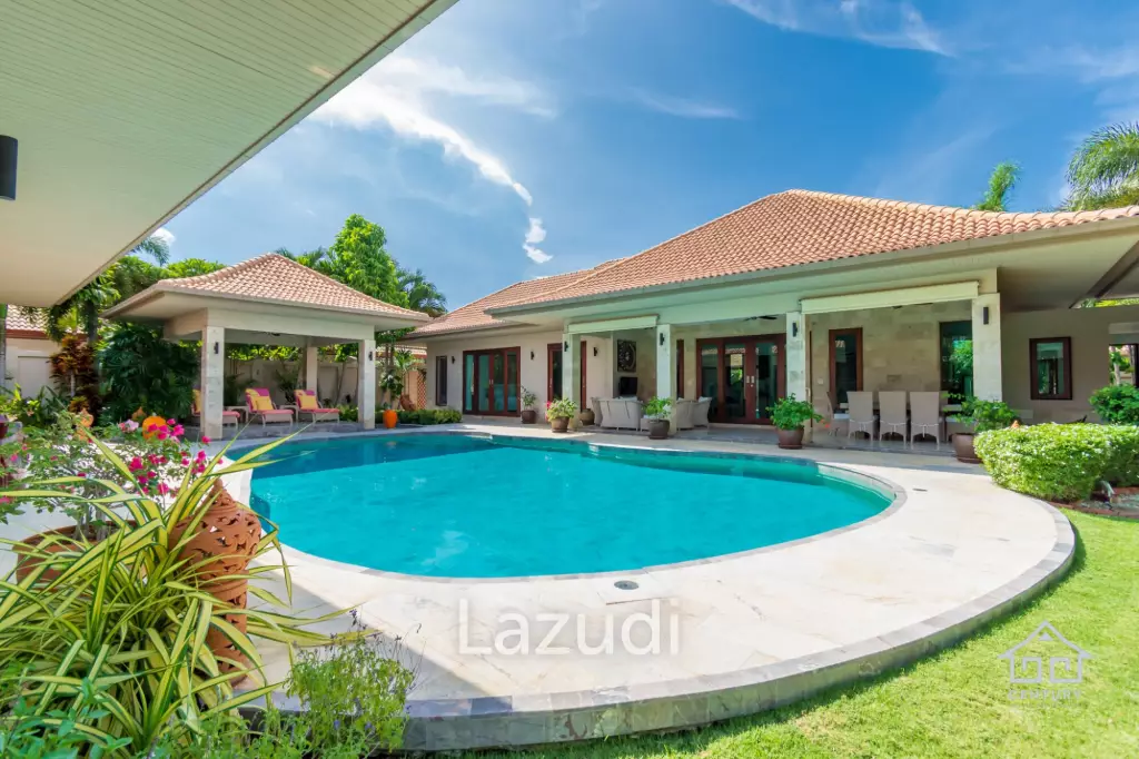 HANA VILLAGE 1 : Beautiful 3 bed Bali style pool villa on Luxury Development close to the beach
