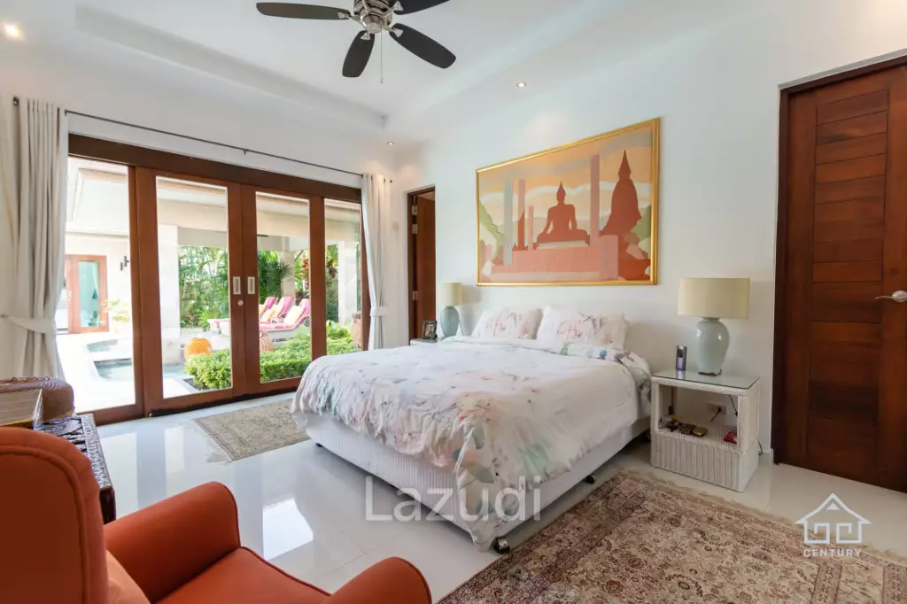 HANA VILLAGE 1 : Beautiful 3 bed Bali style pool villa on Luxury Development close to the beach