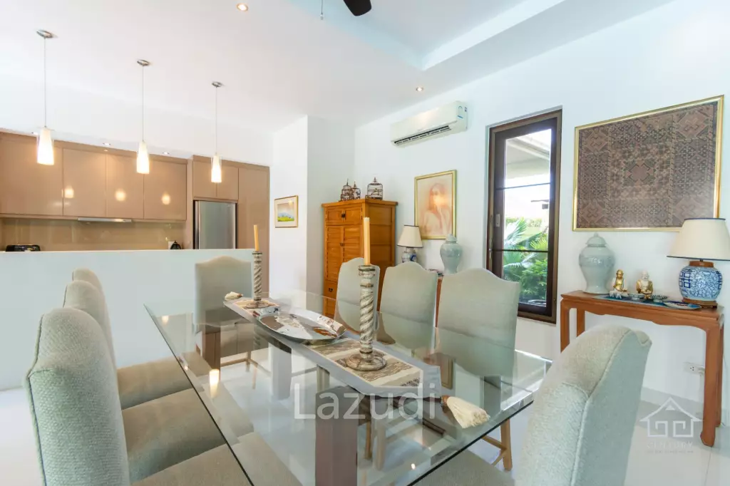 HANA VILLAGE 1 : Beautiful 3 bed Bali style pool villa on Luxury Development close to the beach