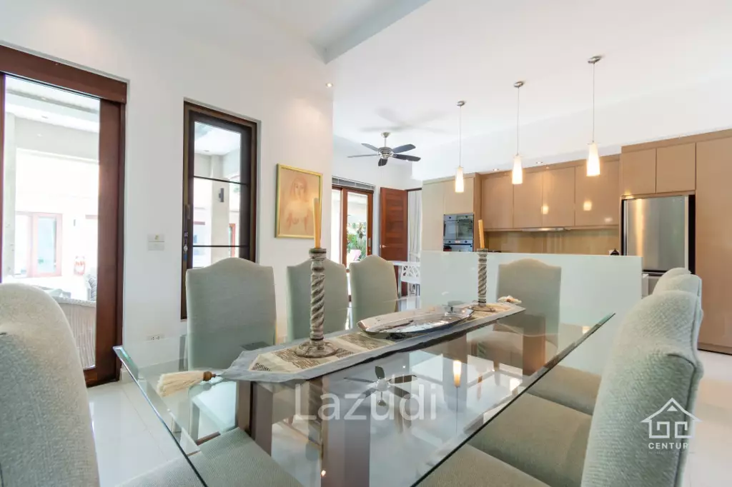 HANA VILLAGE 1 : Beautiful 3 bed Bali style pool villa on Luxury Development close to the beach