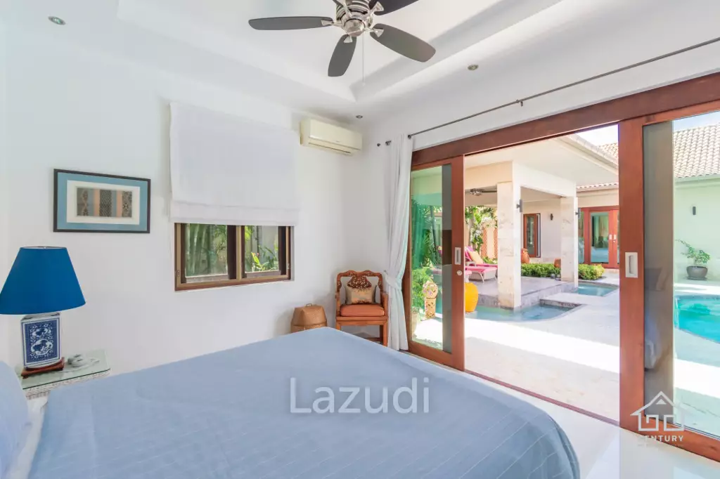 HANA VILLAGE 1 : Beautiful 3 bed Bali style pool villa on Luxury Development close to the beach